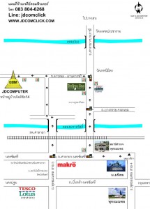 แผนที่ร้าน JDCOMPUTER